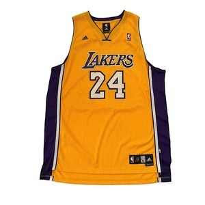 Adidas NBA Vintage‎ Kobe Bryant Los Angeles Lakers Basketball Jersey #24, XL+2
